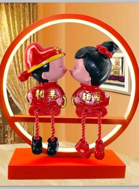 优选创意结婚礼物婚庆台灯时尚实用新婚礼品家居装饰品婚房摆件工