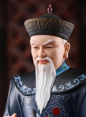 戴玉堂四大家族胡三太爷黄三太爷常家太爷蟒家太奶像神像陶瓷摆饰