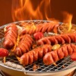 淀粉肠鸡肉烤肠火腿肠肉肠半成品烧烤空气炸锅开花鸡排脆皮冷冻