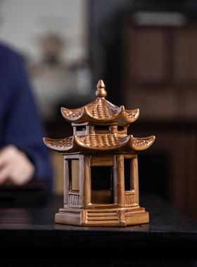 鱼缸水族箱造景装饰品摆件工艺品鱼缸假山亭子造景微景观装饰摆件