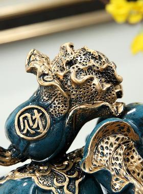 欧式招财大象摆件装饰品创意软装办公室电视柜工艺摆设开业礼品