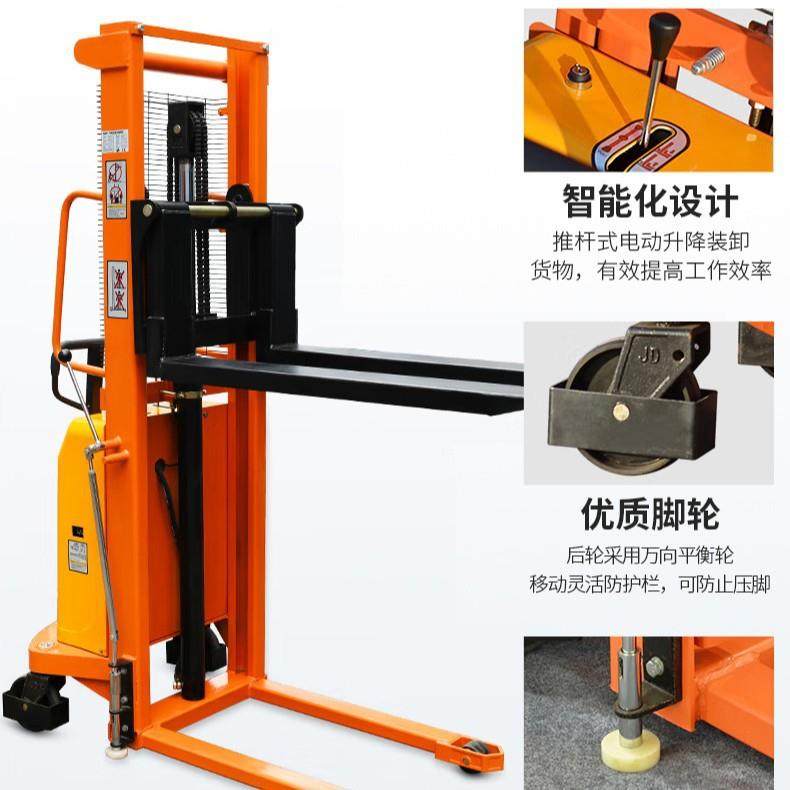 手动升高车半自动堆高机小型液压叉车电动升降搬运车半电动叉车,淘宝优惠券,粉丝福利购,淘宝优惠卷