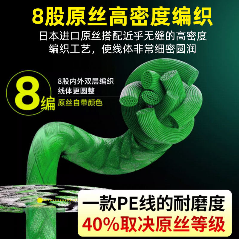 喜曼多pe线主线路亚专用日本进口正品鱼线8编强拉力大力马钓鱼线
