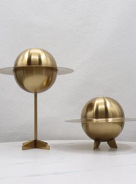 样板间儿童房摆件男孩房书桌面装饰品太空人飞船火箭主题软装摆设