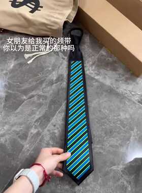 声控发光领带LED科技感彩闪光领