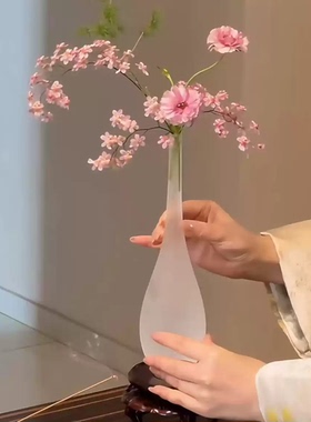 禅意宋代美学花瓶玉净瓶清冷感