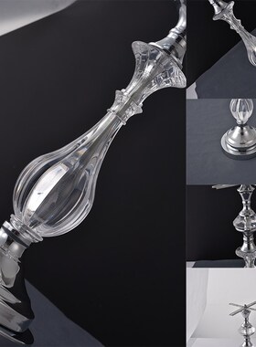 优选新款婚庆道具高档花器水晶桌花架婚礼主桌花路引花架酒店橱窗