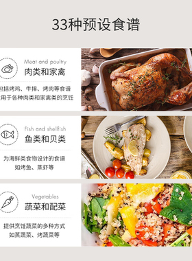 SMEG/斯麦格COF01大容量家用台式蒸烤炸3合1多功能烘焙料理电烤箱