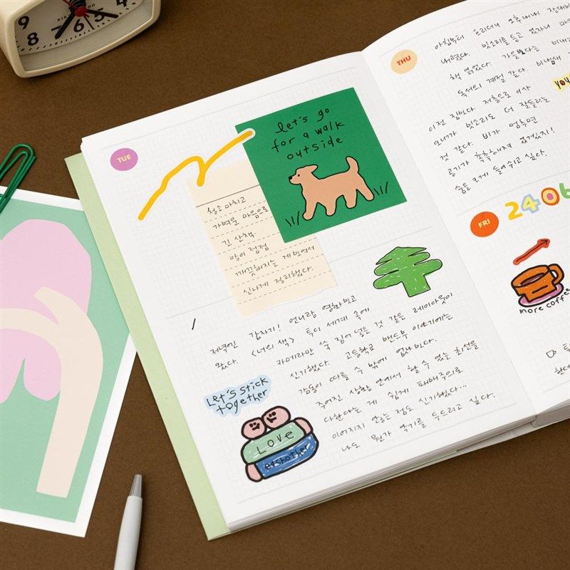 优选韩国livework手绘风365网格涂鸦万年型手账计划日程本工作记,淘宝优惠券,粉丝福利购,淘宝优惠卷