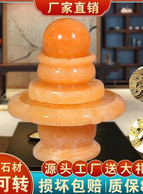 特价透光假山流水喷泉石材转动球创意家居装饰办公室摆件开 业礼