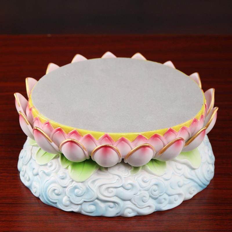 陶瓷云莲莲花底座观音菩萨佛像供座台增高底座神像加高供佛莲花座,淘宝优惠券,粉丝福利购,淘宝优惠卷