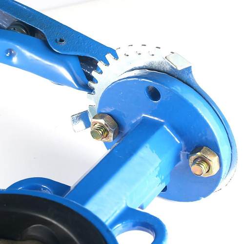 D71X-16手柄对夹蝶阀 球墨铸铁手动对夹式 碟阀dn65 80 100 150 - 图2