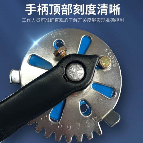 D71X-16手柄对夹蝶阀 球墨铸铁手动对夹式 碟阀dn65 80 100 150 - 图1