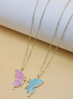 闺蜜项链一人一半二人款学生女孩