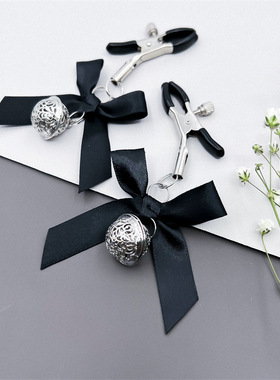 choker铃铛项圈女颈带黑色PU皮颈链母锁骨链男链条狗链子项链脖子