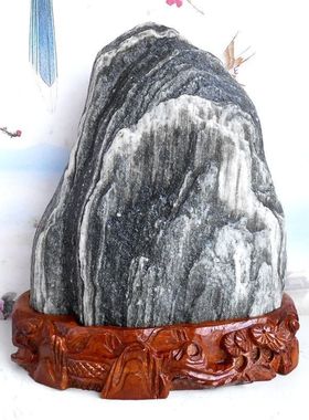 正宗泰山石敢当天然m原石摆件室内外补缺角化路冲家用客厅靠山石