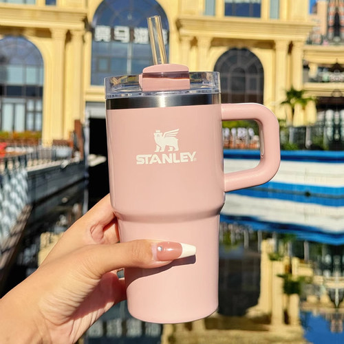 STANLEY吸管杯保温杯条纹水杯子20oz车载不锈钢大容量小巨无霸杯 - 图3
