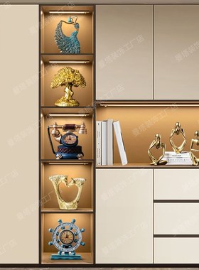 优选酒柜装饰品办公室餐边柜摆设家居客厅展示柜工艺品书柜现代