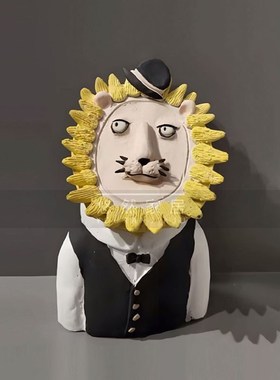 优选原版摆件组合套装盒子人脸猴子组合软装饰品样板间现代书桌儿