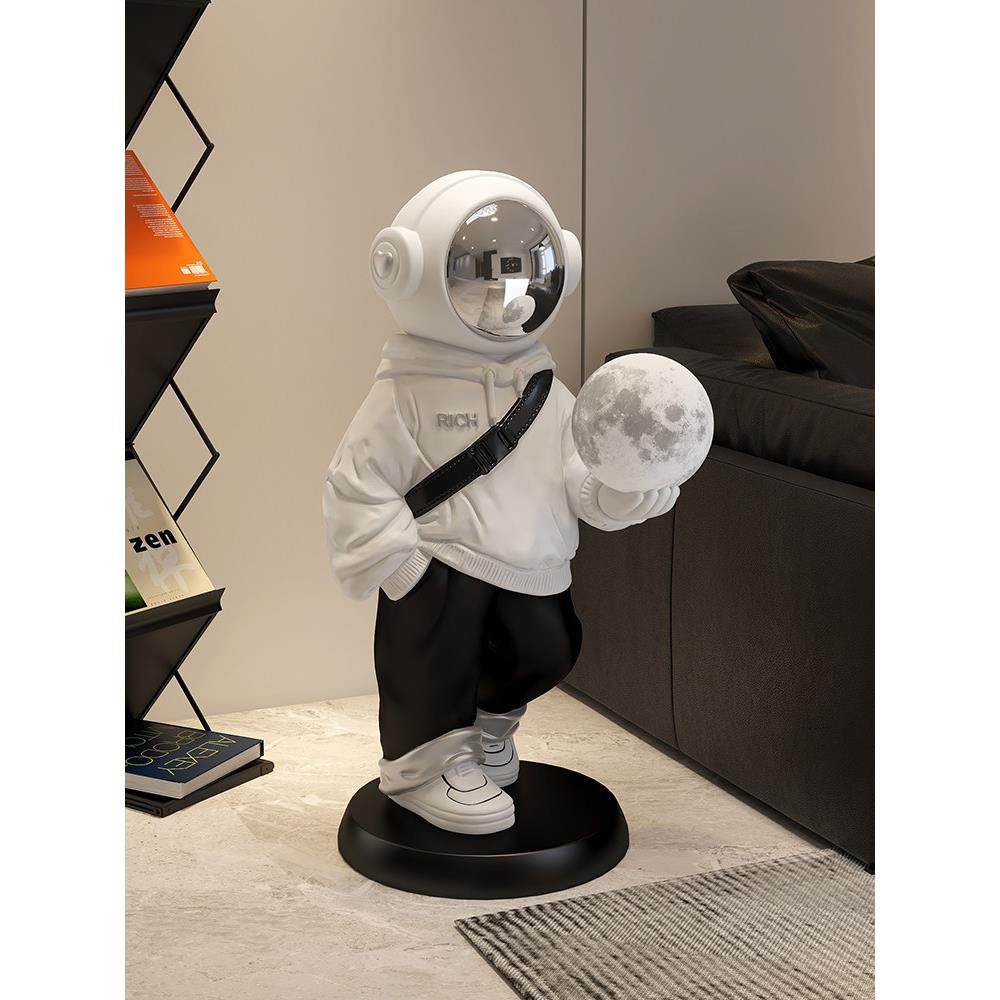 贝汉美大型宇航员落地摆件轻奢太空人灯客厅装饰品电视柜乔迁礼品,淘宝优惠券,粉丝福利购,淘宝优惠卷