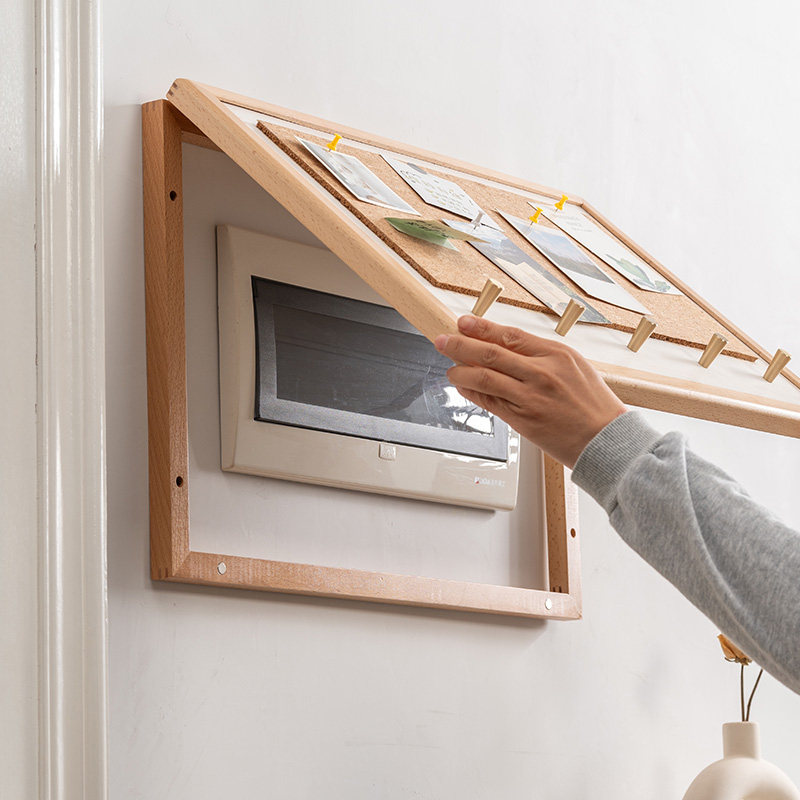 电表箱装饰画实木配电箱遮挡玄关墙面弱电箱电闸箱电表盒百叶挂画,淘宝优惠券,粉丝福利购,淘宝优惠卷