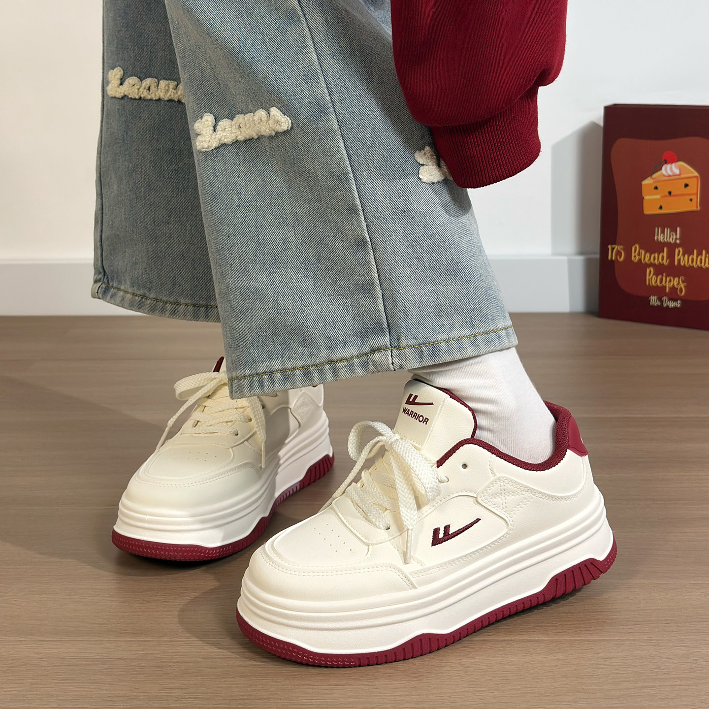 回力鞋子女加绒厚底板鞋女款2025新款秋季百搭小白鞋运动休闲鞋女,淘宝优惠券,粉丝福利购,淘宝优惠卷