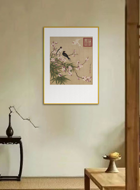 南宋美学玄关挂画中式装饰画