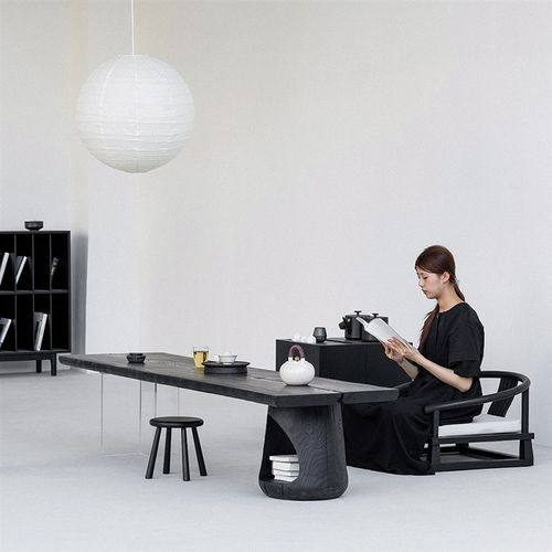 优选叁几 侘寂风实木茶桌家用小茶台白蜡木榻榻米桌子矮桌阳台泡 - 图2