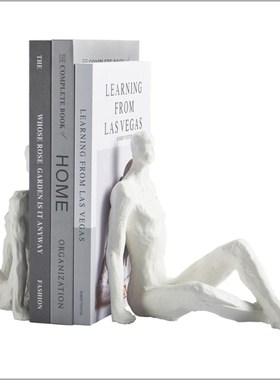 轻奢简约现代陶瓷摆件样板房玄关创意家居洒柜动物抽象艺术品摆设