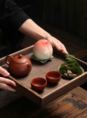 优选创意陶瓷寿桃摆件桃子办公室桌面摆件家居装饰品生日寿宴回礼