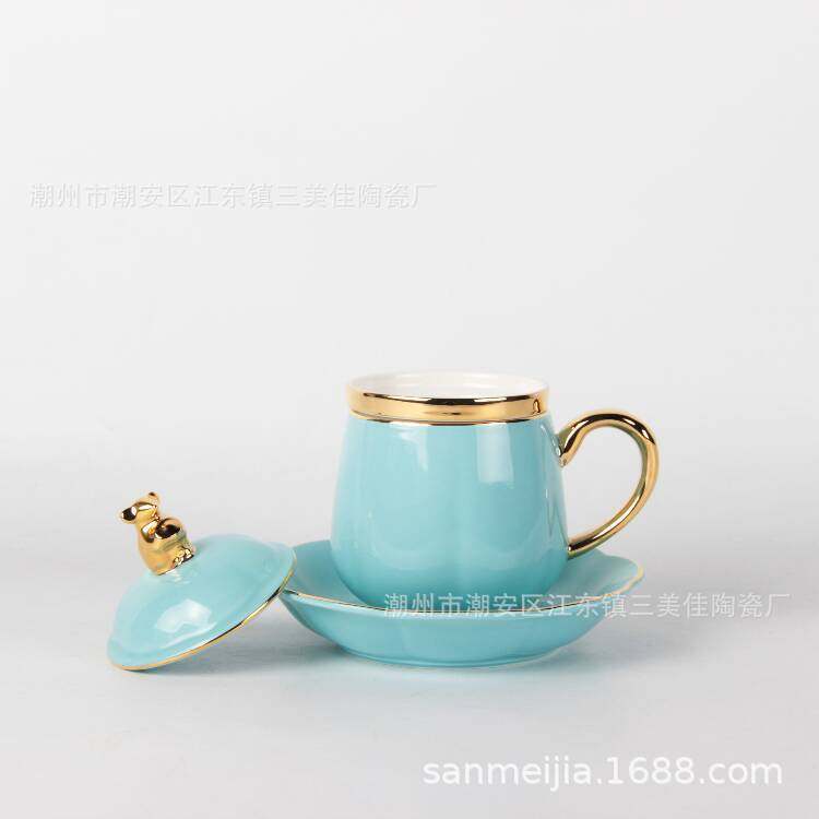 骨瓷内胆过滤茶杯 带盖骨瓷茶杯 带茶滤盖杯过滤盖杯描金,淘宝优惠券,粉丝福利购,淘宝优惠卷