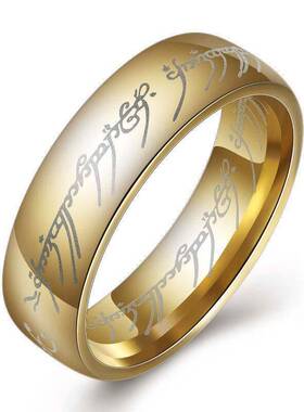 钛钢不锈钢戒指情侣日常佩戴耐磨gr