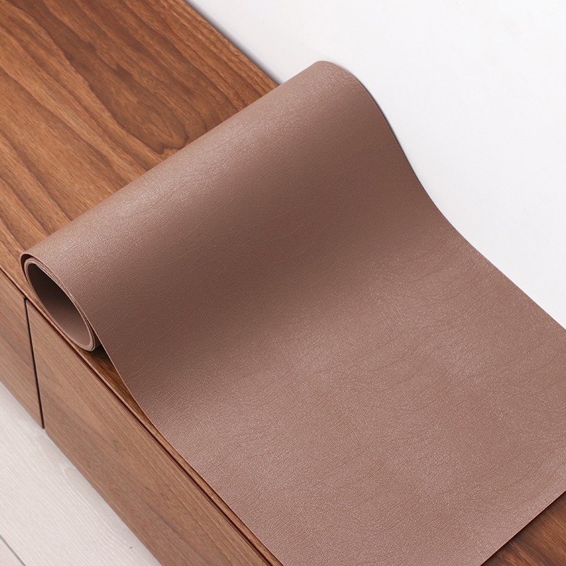 tpu皮革纹桌垫白色黑色磨砂电视柜桌布现代简约防水绿色桌垫防烫 - 图1