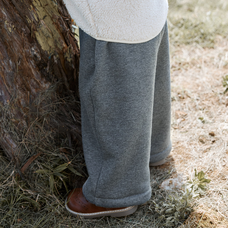 考拉鼻鼻[加绒保暖卫裤]儿童秋冬抓绒可调松紧百搭长裤裤子,淘宝优惠券,粉丝福利购,淘宝优惠卷