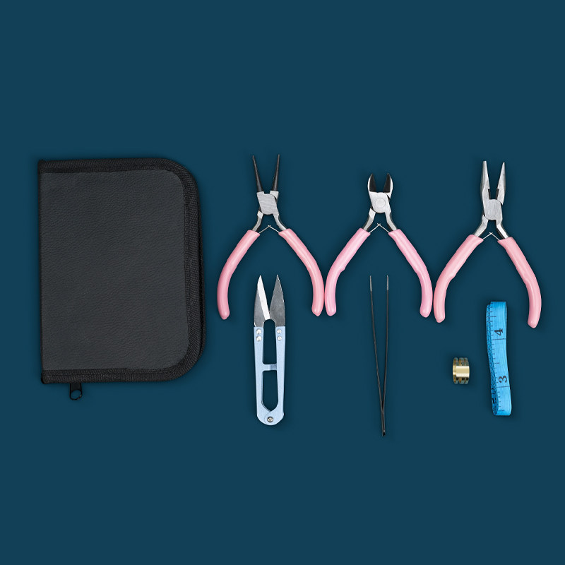 手工串珠工具套装穿手链耳饰项链diy材料串珠针弹力线绳饰品配件,淘宝优惠券,粉丝福利购,淘宝优惠卷