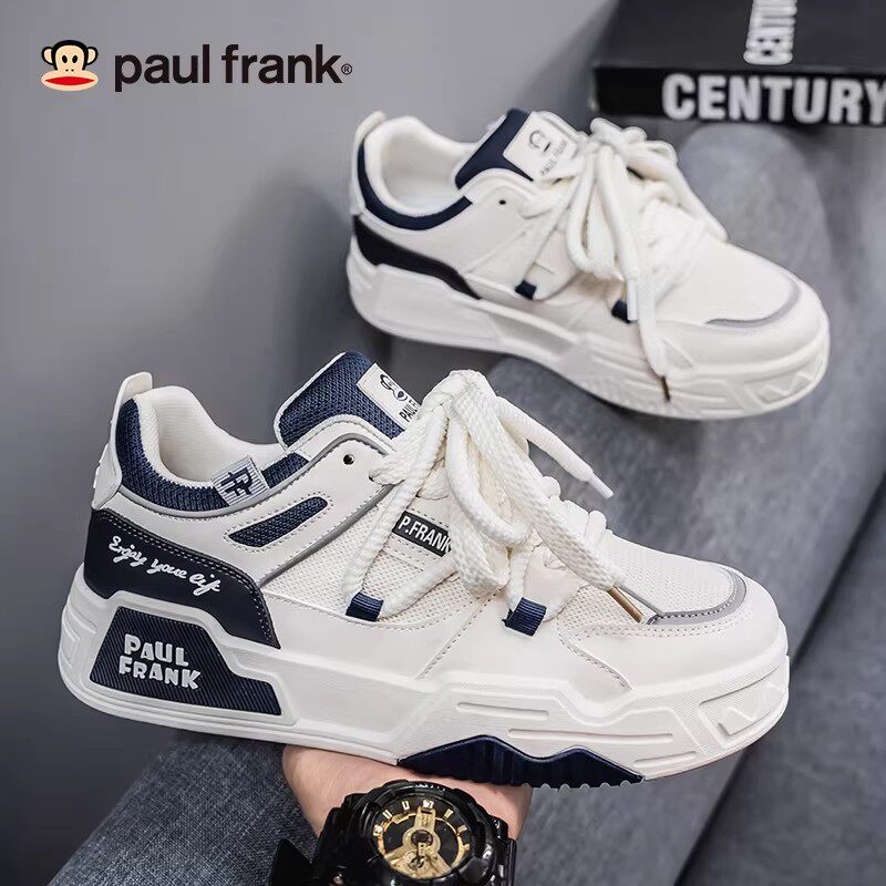 大嘴猴高帮运动厚底男士板鞋2026新款春季休闲马丁潮鞋百搭小白鞋