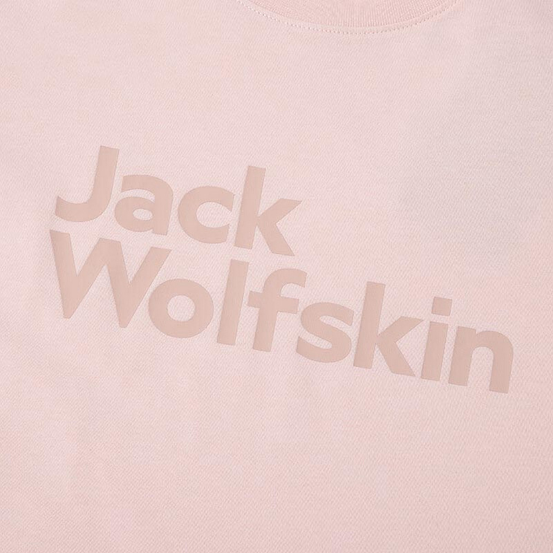 JACKWOLFSKIN狼爪秋女圆领上衣休闲运动短袖T恤5818386-2617 - 图2