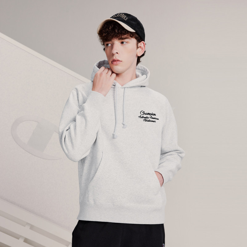 Champion冠军连帽卫衣男刺绣LOGO套头美式街头百搭复古休闲长袖女,淘宝优惠券,粉丝福利购,淘宝优惠卷