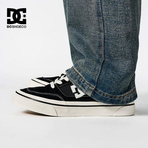 DCSHOES CANVAS 秋季透气牛皮男鞋男士板鞋情侣鞋子爆炸帆布鞋男 - 图2