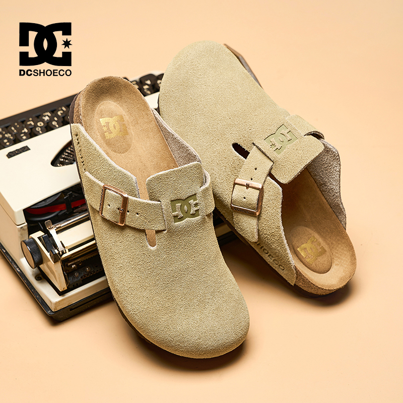 DC SHOES WEIC CAS2025冬季新款软底勃肯鞋男外穿半拖一脚蹬拖鞋 - 图2