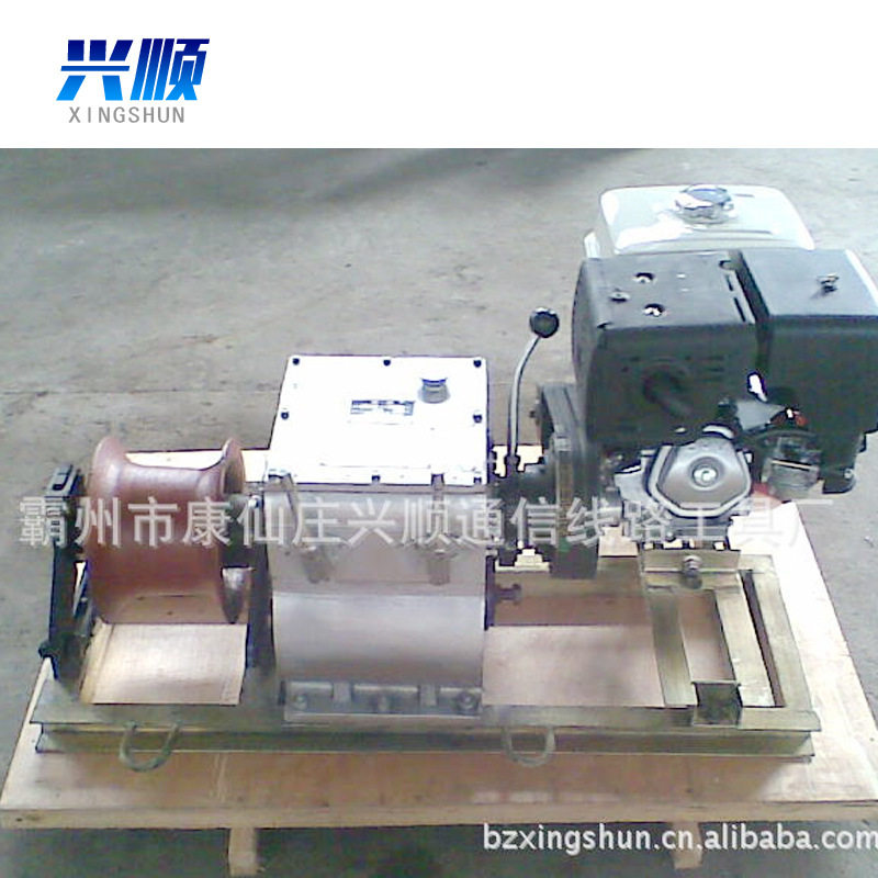 批发工程施工设备绞磨机电缆牵引绞磨放线机8T柴油汽油绞磨牵引机 - 图1