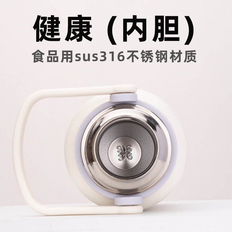 316不锈钢大号保温杯水壶食品喝水杯子2025新款男女高颜值大容量 - 图2