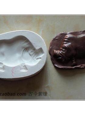 宜兴紫砂雕塑陶吧陶艺教学儿童美术课用十二生肖石膏模型模板模具