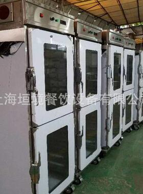 双面直立保温柜 热风循环美式保温餐车 外卖炸鸡恒温保温展示柜厂
