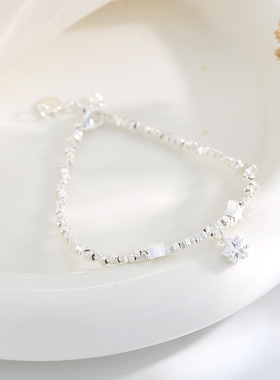 Bracelets Gift不规格星星闪闪碎银子手链轻奢小众碎银几两手饰品