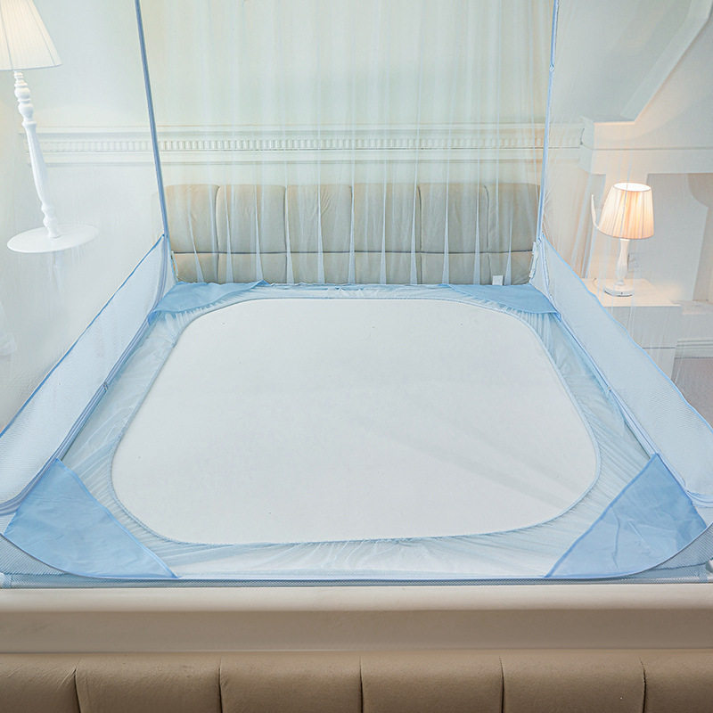2025新款加密帐纱一体防尘遮光顶外穿床笠儿童防摔坐床蚊帐家用,淘宝优惠券,粉丝福利购,淘宝优惠卷