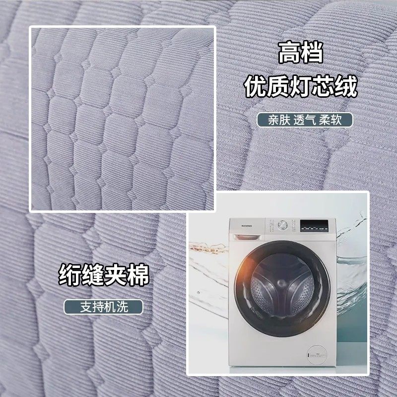 新款简约夹棉床头套罩弹力全包布艺床头罩欧式木板软包靠垫防尘罩,淘宝优惠券,粉丝福利购,淘宝优惠卷