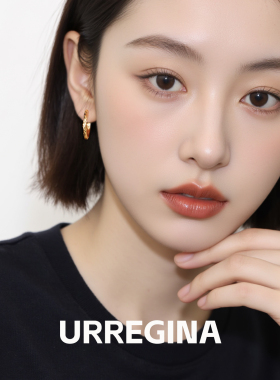 URREGINA银耳环百搭休闲耳圈