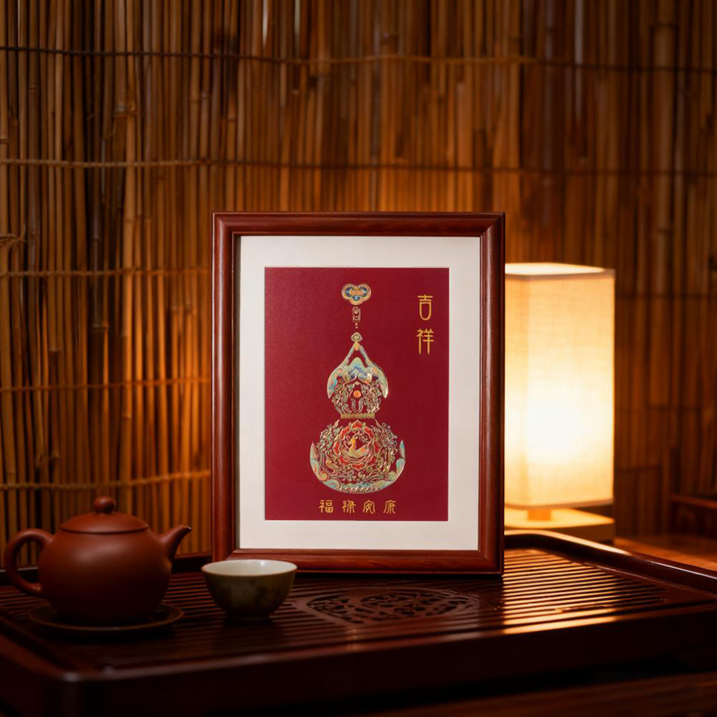 福禄安康铜雕画茶室书房轻奢相框摆台新中式国潮办公室装饰画摆件,淘宝优惠券,粉丝福利购,淘宝优惠卷