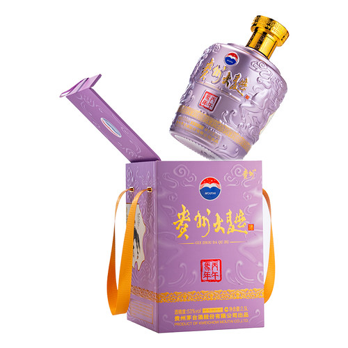 新品】茅台贵州大曲（丙午马年）2.5L酱香型白酒53度生肖纪念酒 - 图1